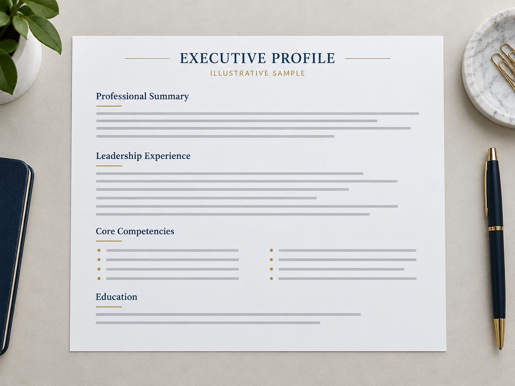 Executive documentation — illustrative sample